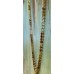A mala made of citrine, orange calcite, and agate beads A mala made of citrine, orange calcite, and agate beads