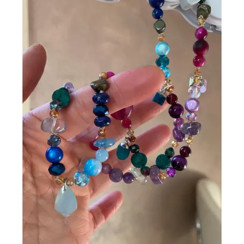 Aurora Gemstone Necklace