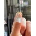 Silber Ohrringe mit weißem Topas Silber Ohrringe mit weißem Topas
