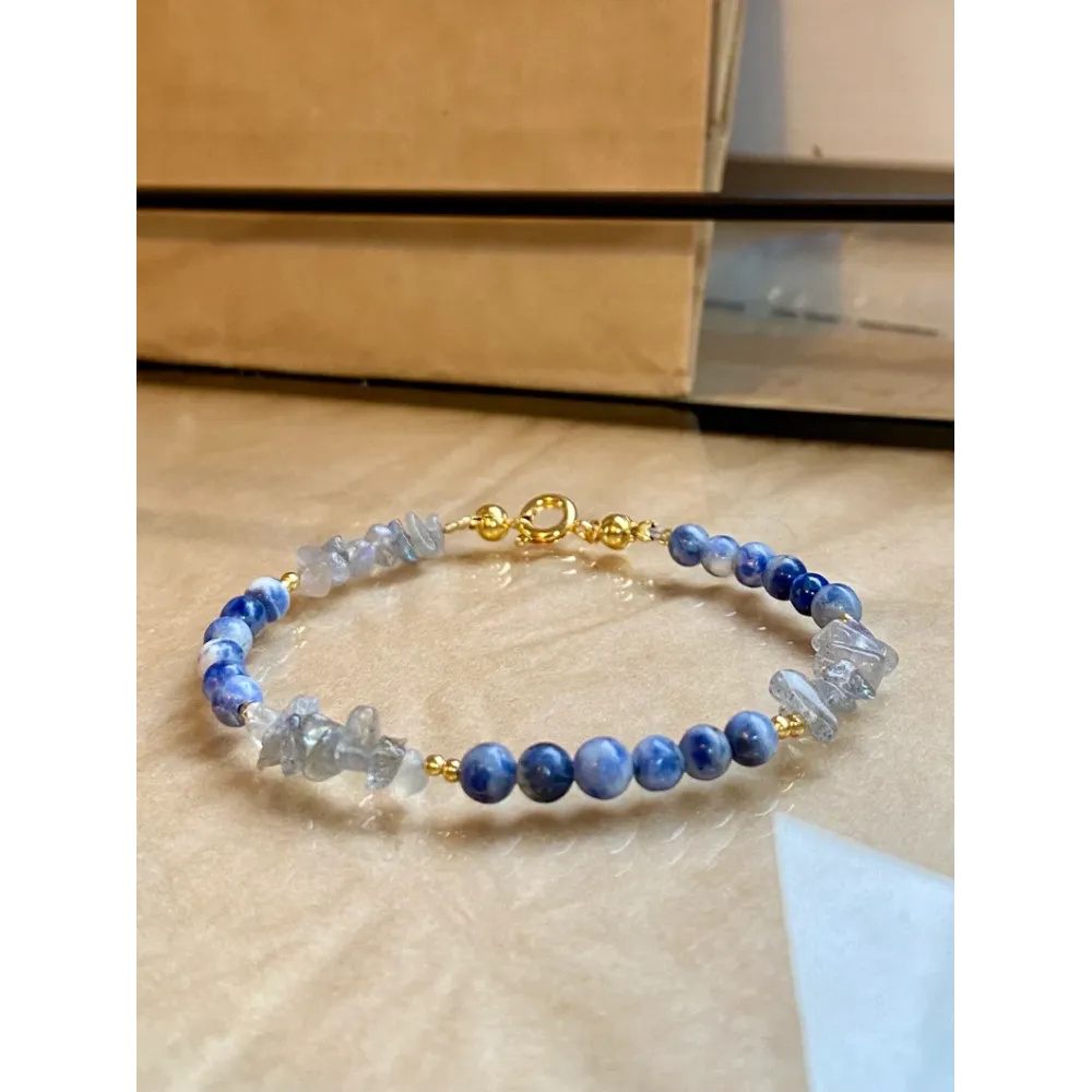 Sodalite and Labradorite Bracelet