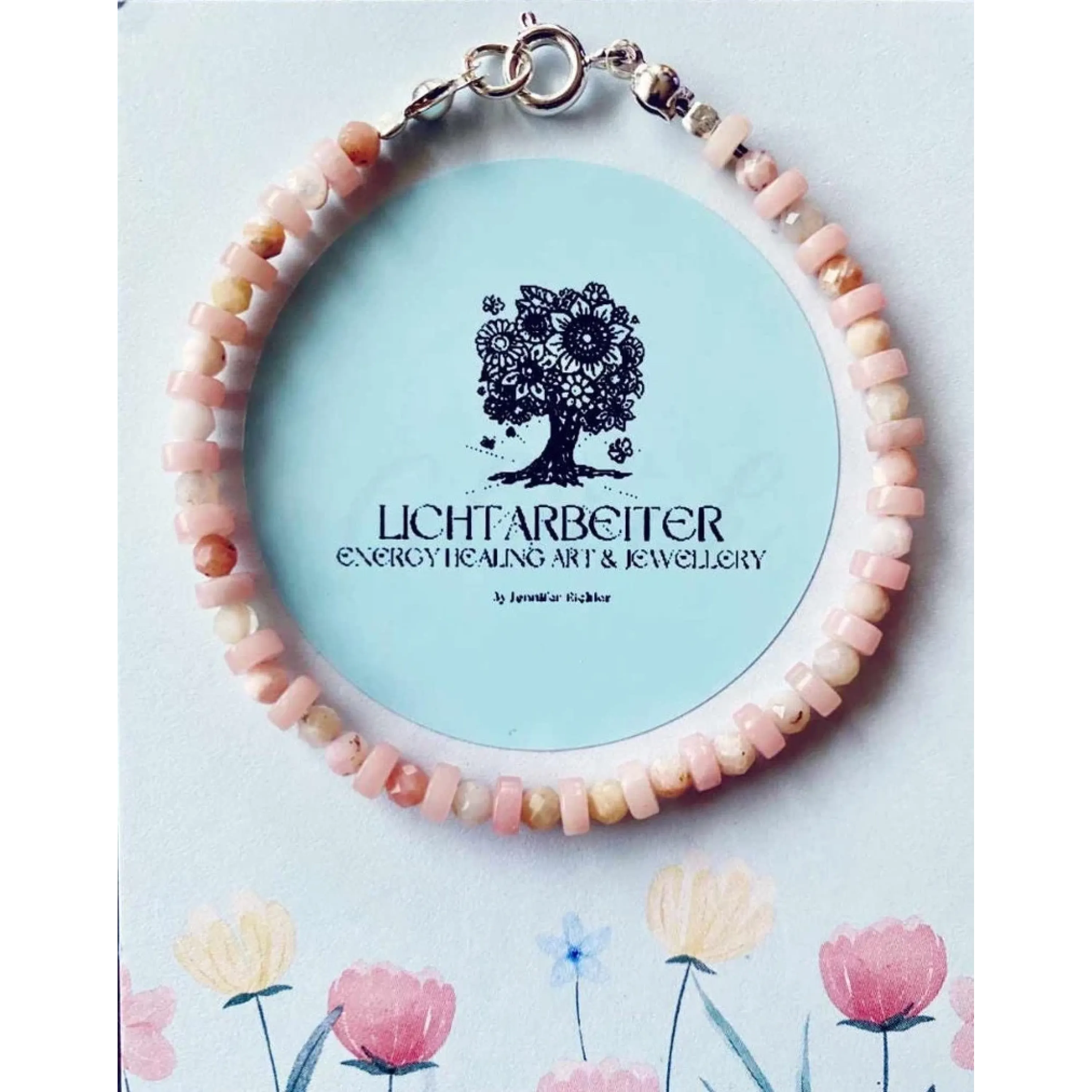 Filigranes Armband mit Heishi Perlen