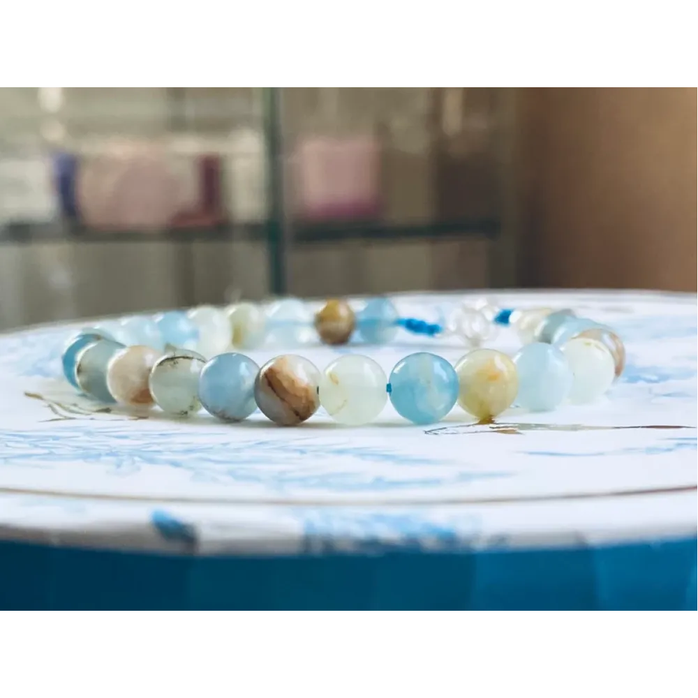 Armband mit blauem Calcit