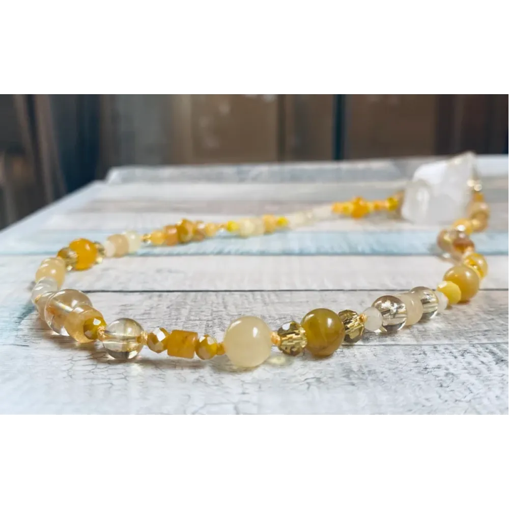 Solarplexus Chakra Halskette