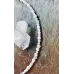 Children's Bead Bracelet in White, Made of Natural Stone Beads