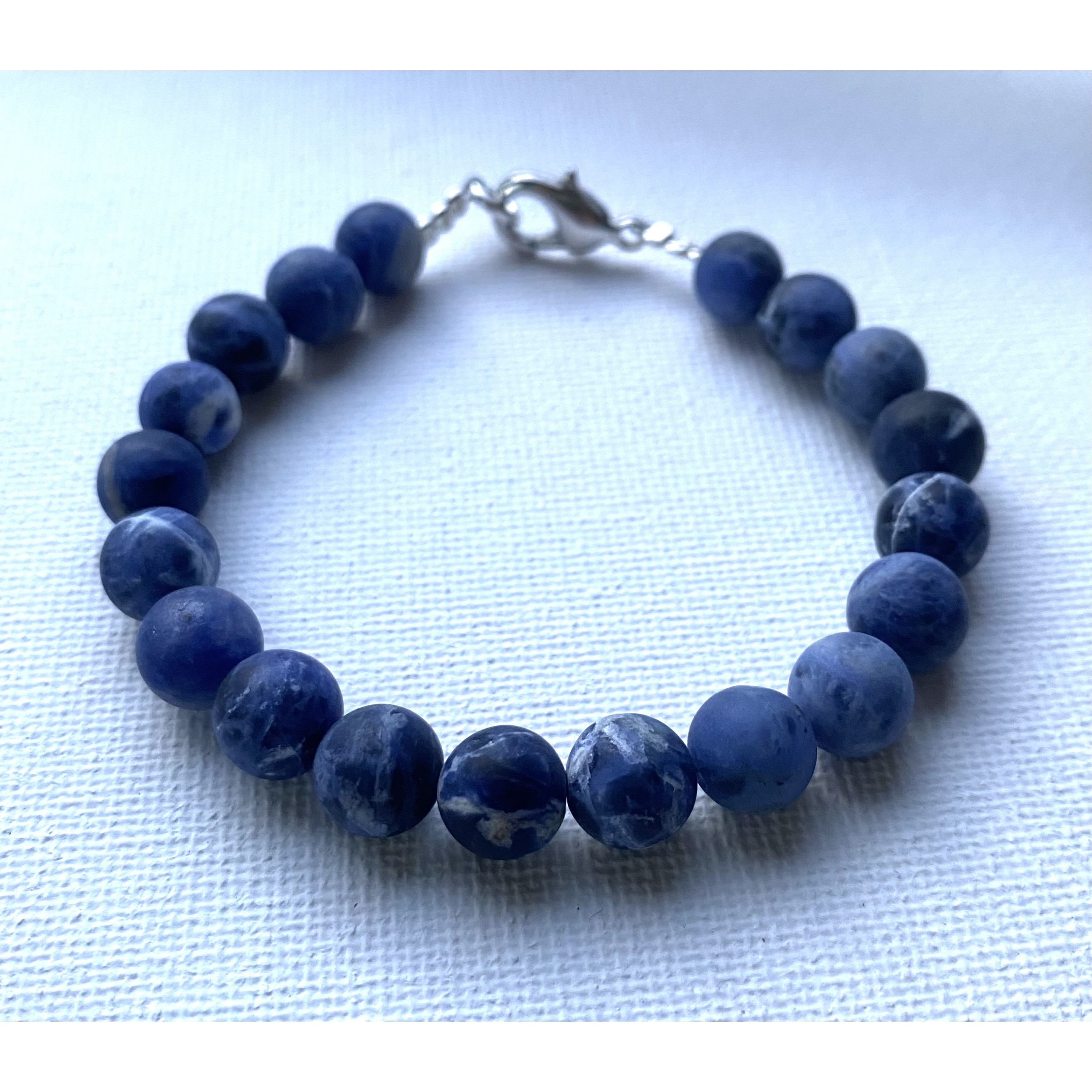 Sodalith Armband für Hals und Stirn Chakra
