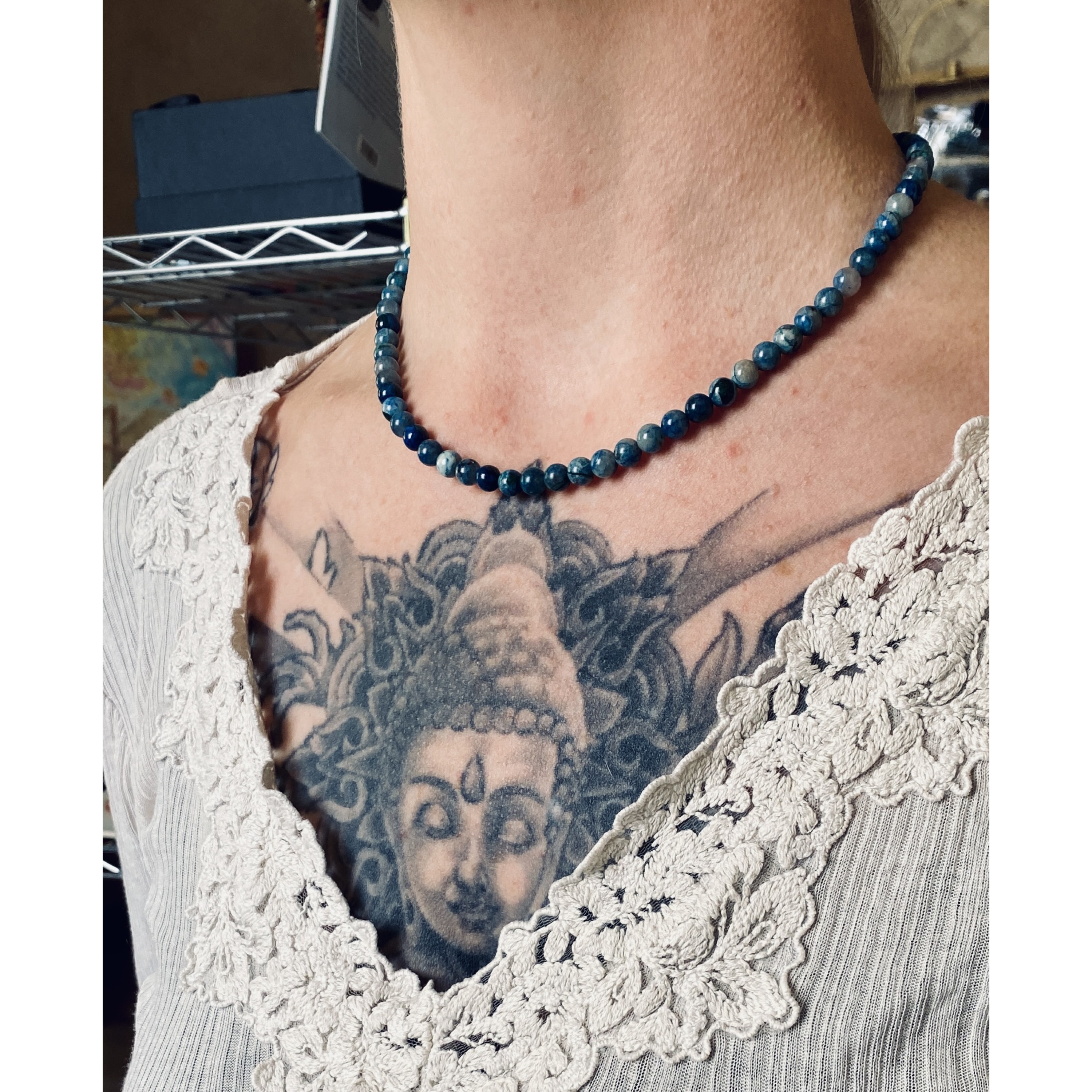 Shattuckite Necklace