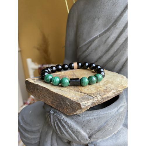 Armband Malachit und Turmalin Armband Malachit und Turmalin