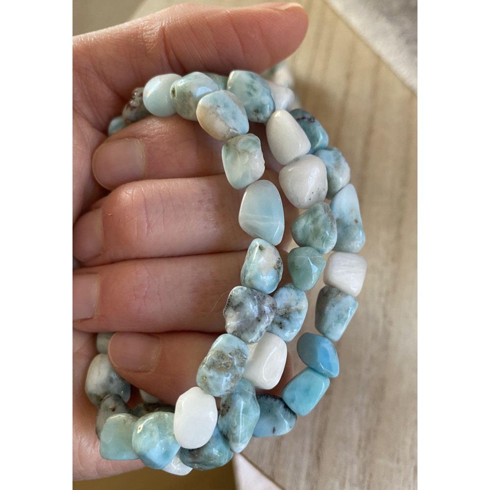 Larimar Nugget Bracelet
