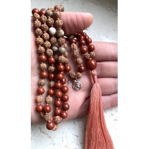 Mala "Erdung" für das Wurzel Chakra