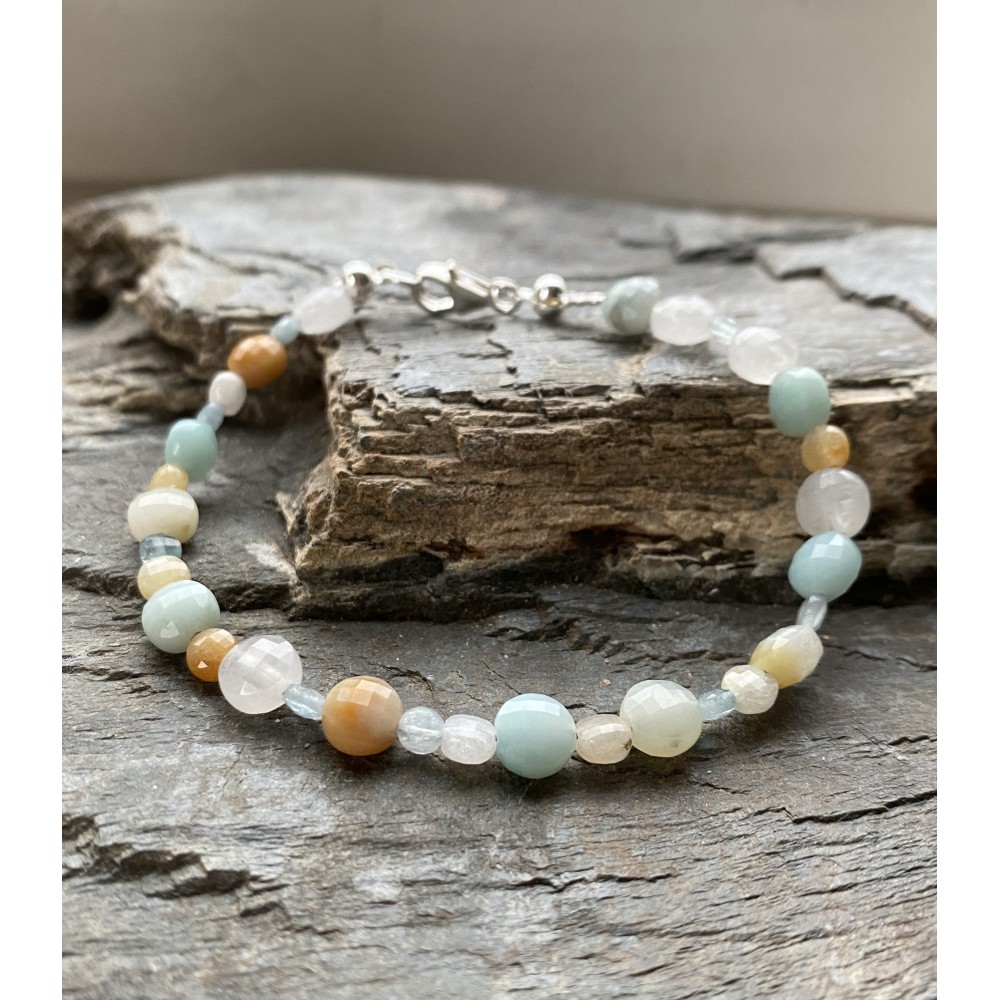 Natural Amazonite and Aquamarine