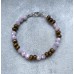 Kunzit Armband mit Holzrondellen Kunzit Armband mit Holzrondellen