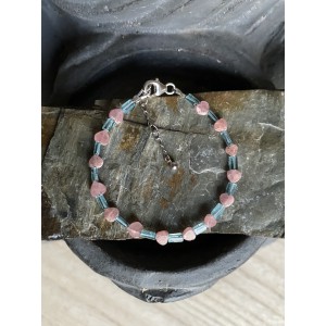 Kinder Armband Rhodochrosit und Apatit
