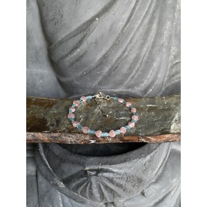 Kinder Armband Rhodochrosit und Apatit