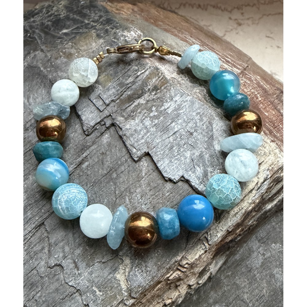 Hals Chakra Armband
