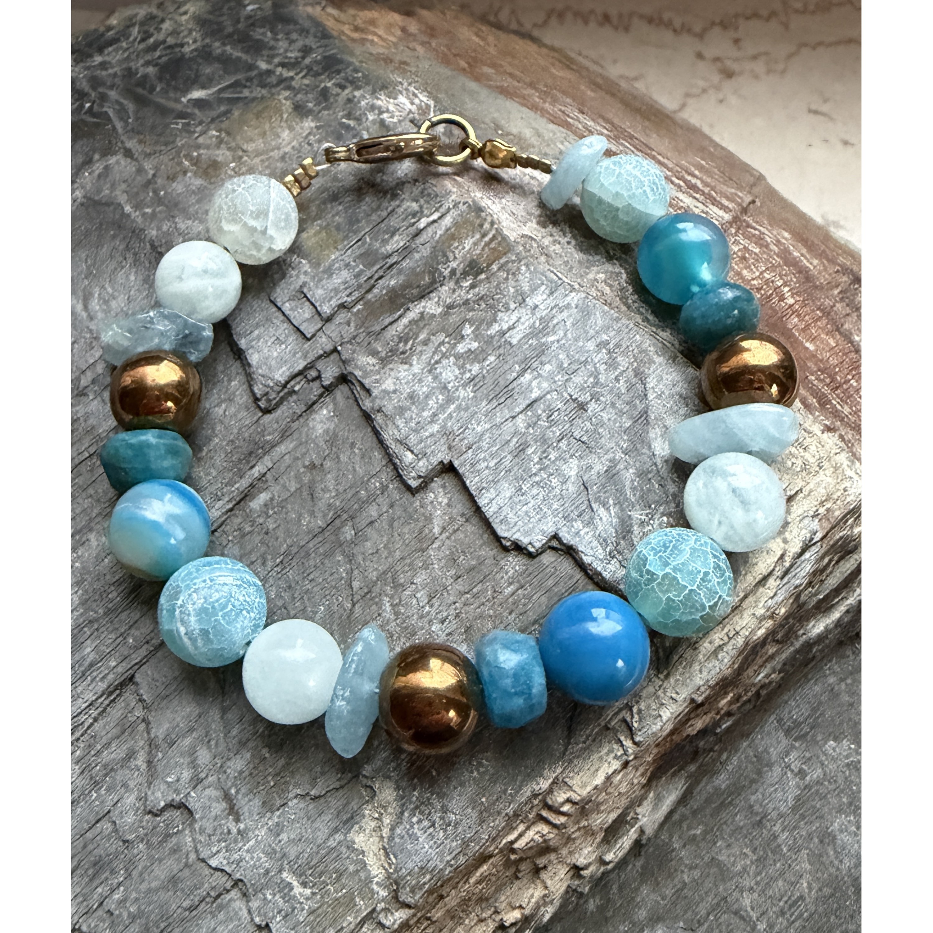 Hals Chakra Armband