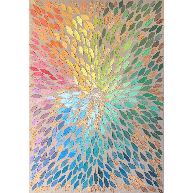 We Are All Leaves of One Tree • Gemälde auf Leinwand