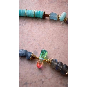 Unikat Edelstein-Kette