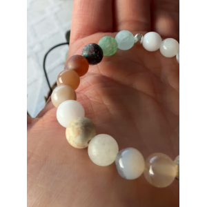Botswana Achat und Jaspis Armband