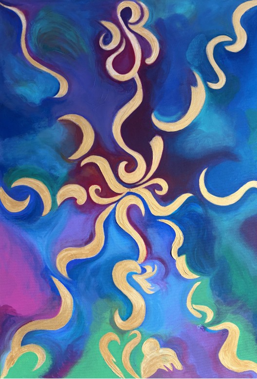 Luminous Flow • Gemälde auf Leinwand