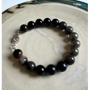 Men’s Jewellery • Versteinertes Holz und Pyrit