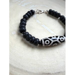 Lava Perlen Armband