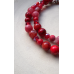 Edelsteinkette in Rot