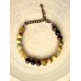 Armband mit Honig Opal und Tigerauge für das Solarplexus Chakra