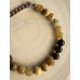 Armband mit Honig Opal und Tigerauge für das Solarplexus Chakra