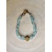 Aquamarin Nugget Armband