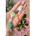 Armband aus Chrysopras und Achat