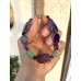 Armband (19 cm) aus Amethyst und Chrysopras