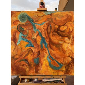 Ancient Desert • Gemälde auf Leinwand