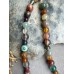 Edelstein Kette Herbstfarben