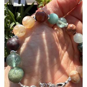 Perlen Armband für Klarheit und Stabilität