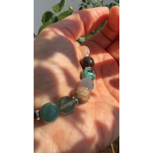 Perlen Armband für Klarheit und Stabilität