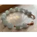 Aquamarin Perlen Armband